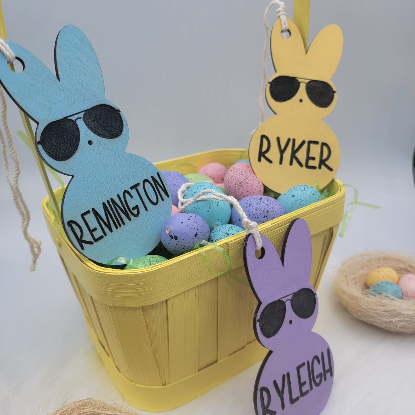Easter Basket Peep Tag