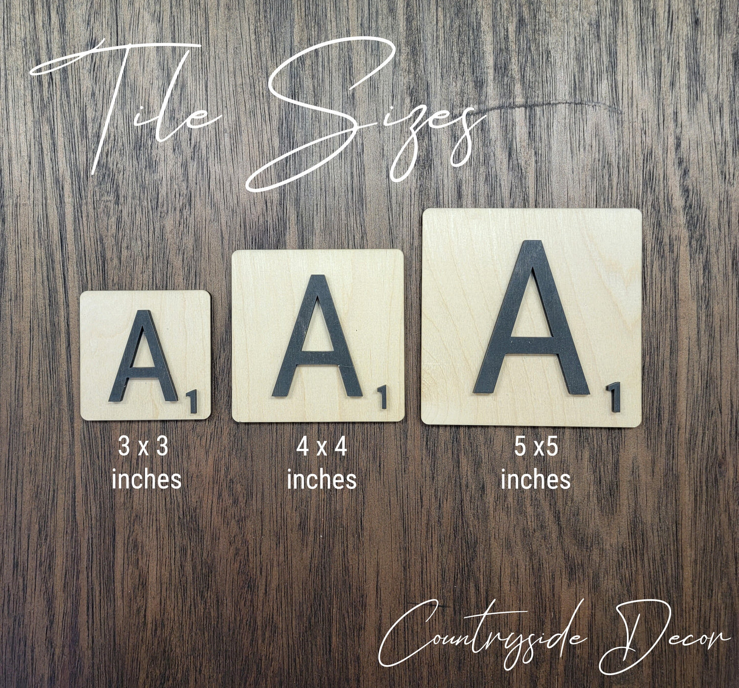 Scrabble Tiles Wall Art