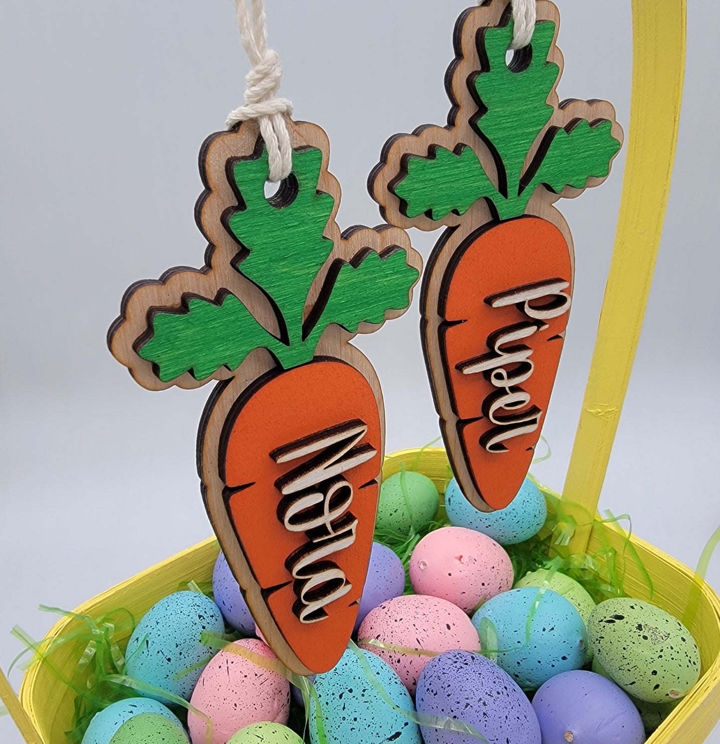 Easter Basket Carrot Tag