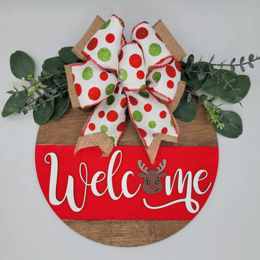 Christmas Welcome Door Hanger