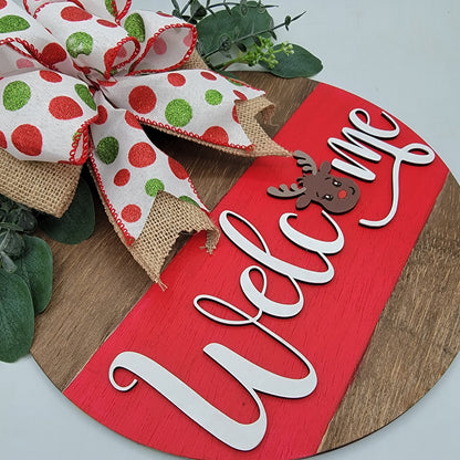 Christmas Welcome Door Hanger