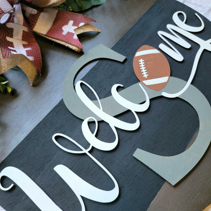 Football Welcome Door Hanger