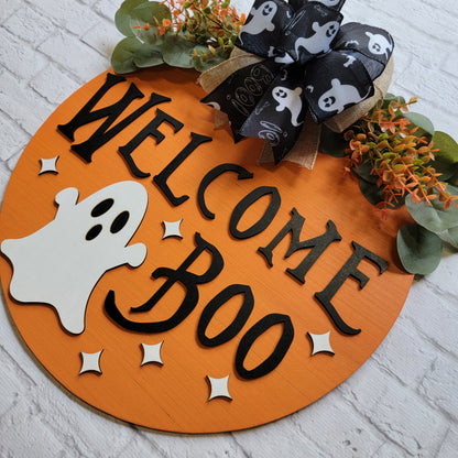 Welcome Boo Door Hanger