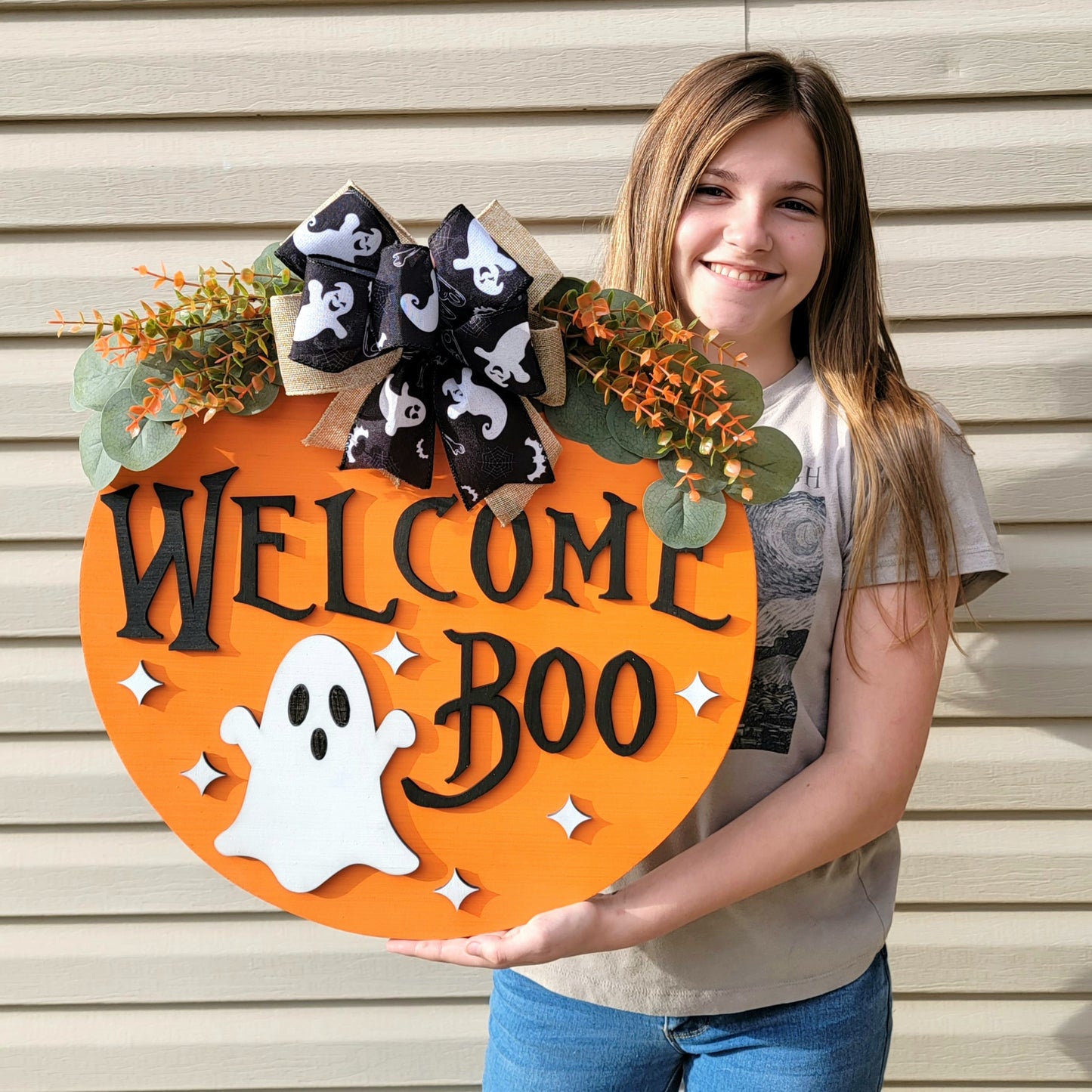 Welcome Boo Door Hanger