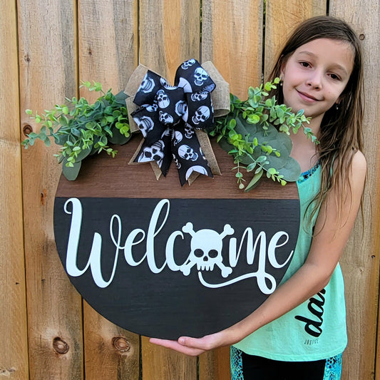 Halloween Welcome Door Hanger