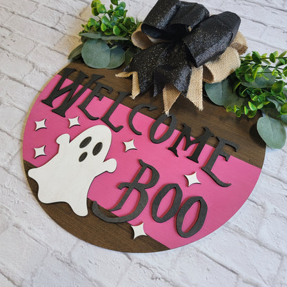 Welcome Boo Door Hanger