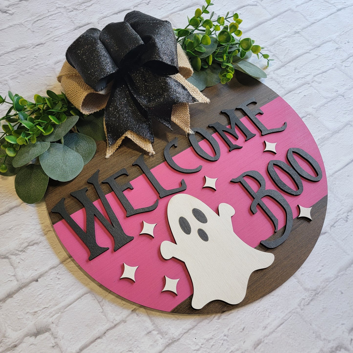 Welcome Boo Door Hanger