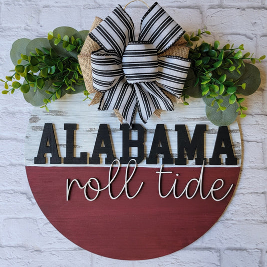 Alabama roll tide door hanger