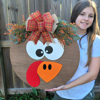 Turkey Thanksgiving Door Hanger