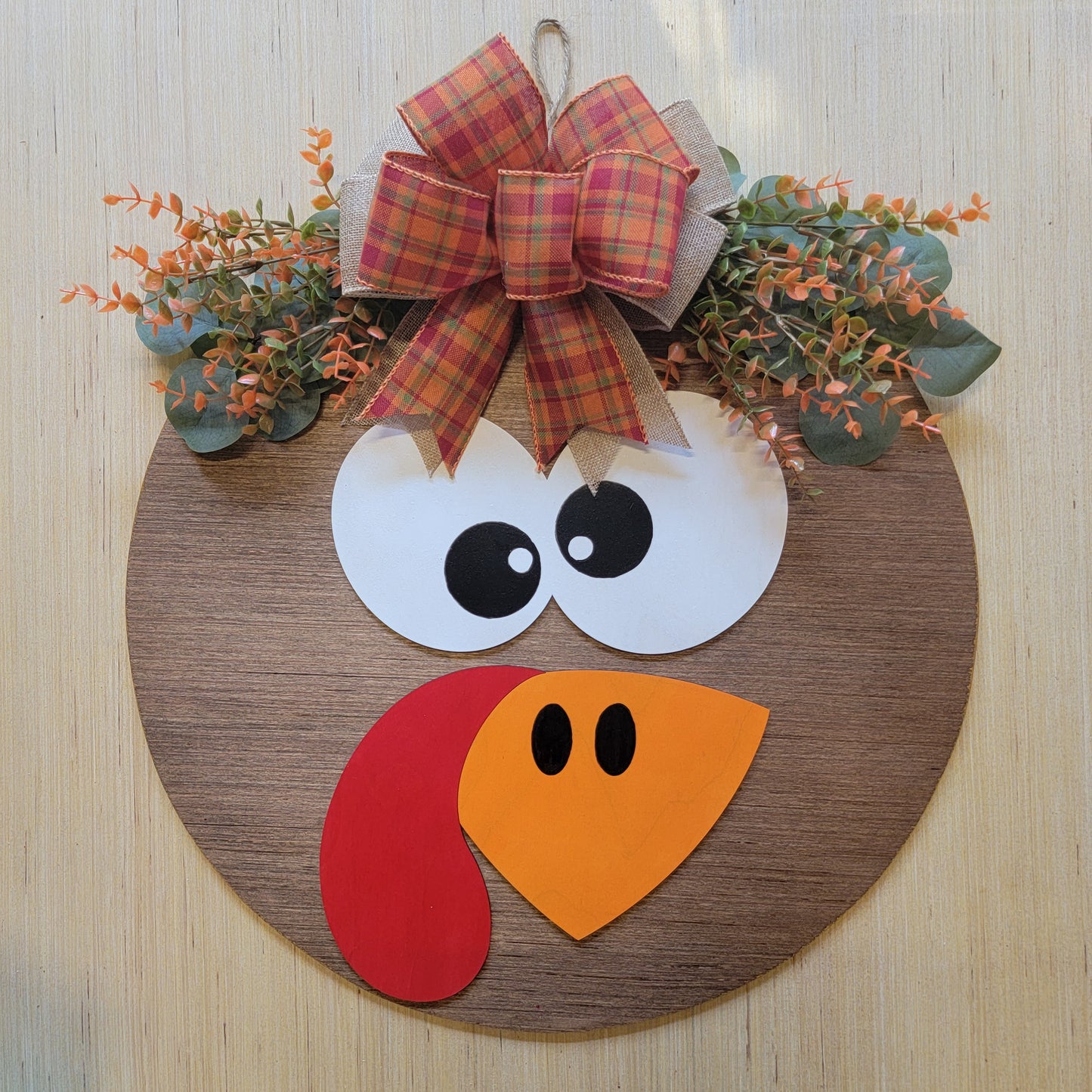 Turkey Thanksgiving Door Hanger