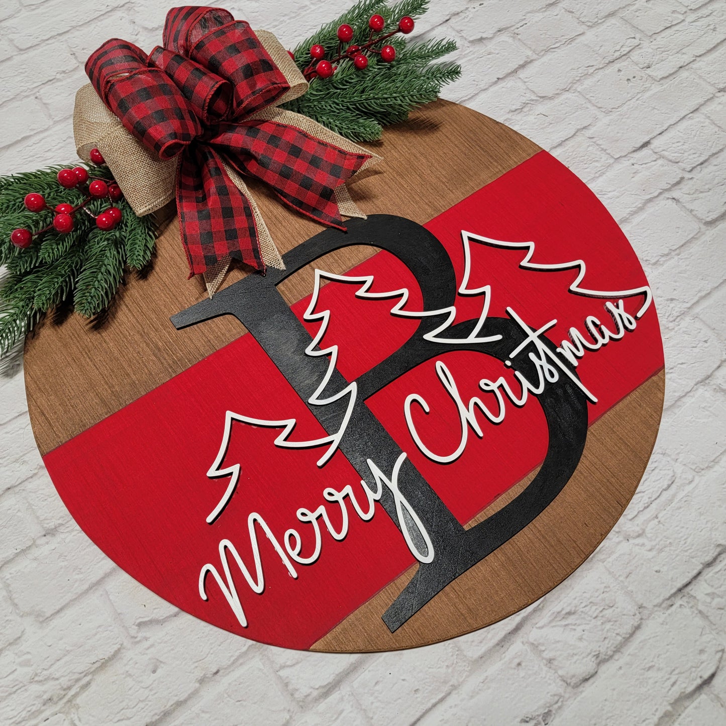 Merry Christmas Welcome Door Hanger