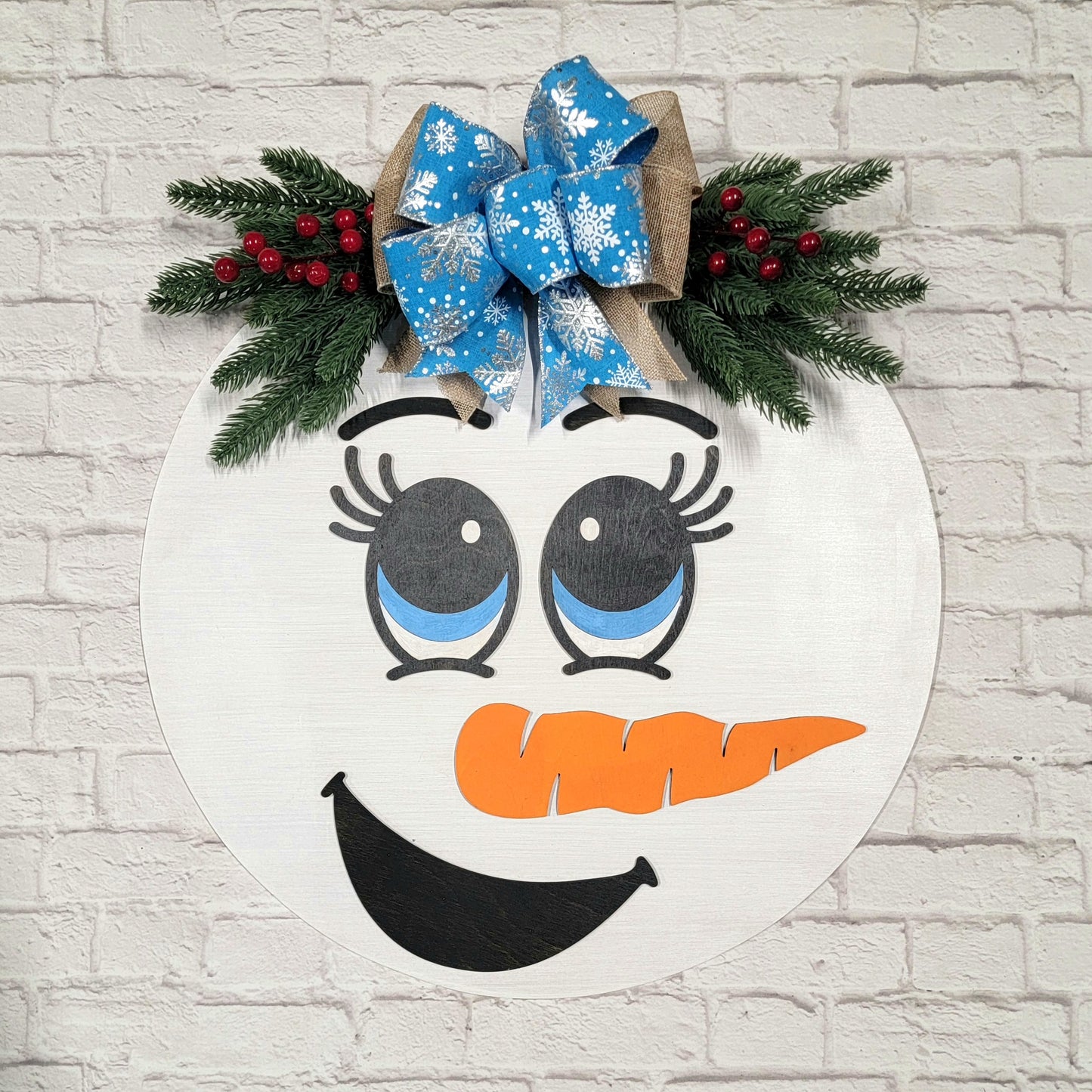 Snowman Door Hanger