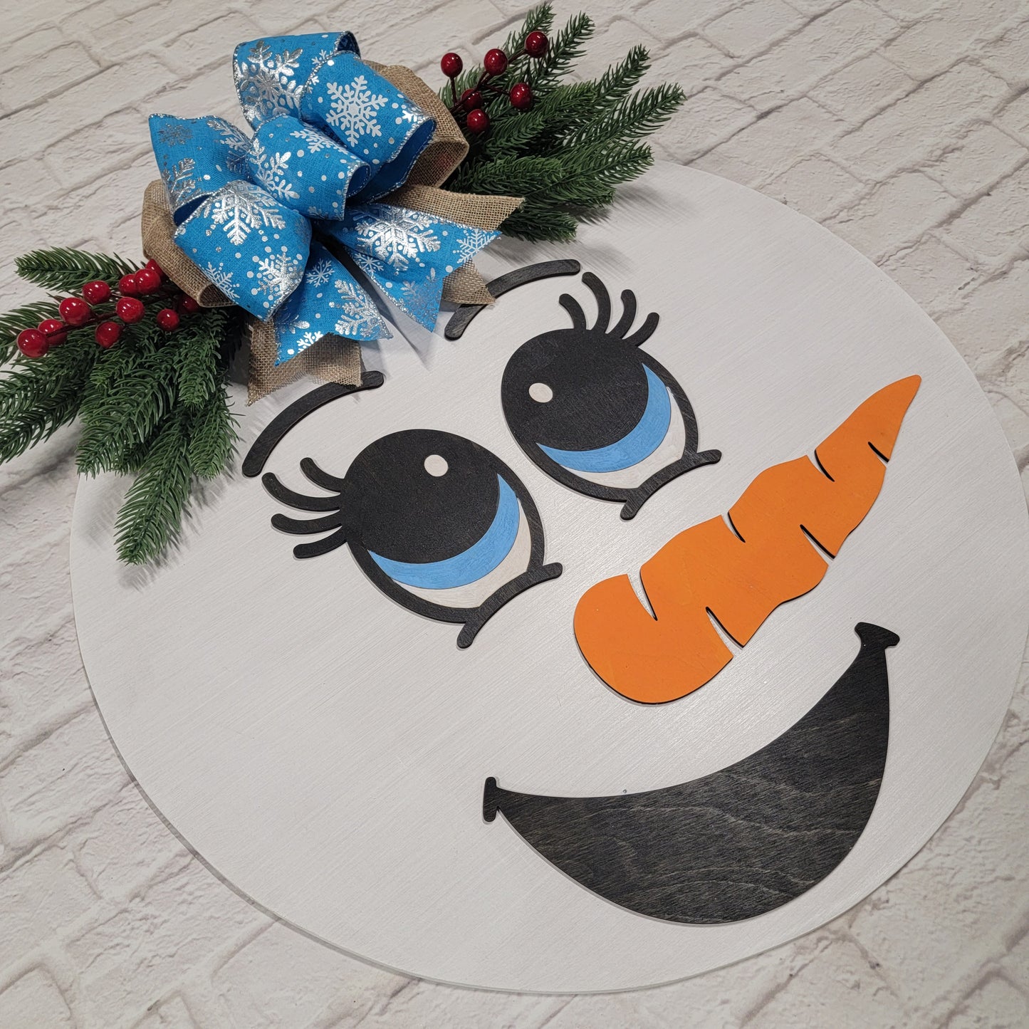 Snowman Door Hanger