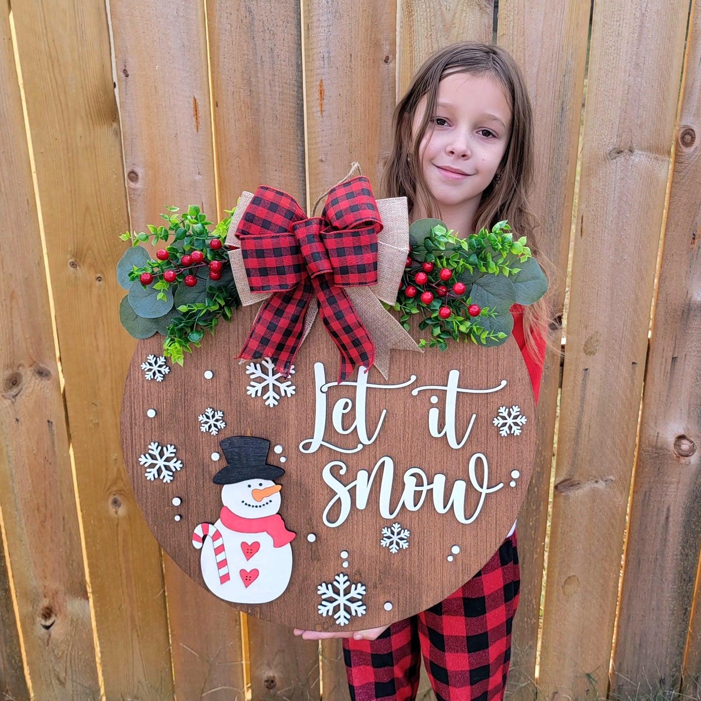 Let it Snow Door Hanger