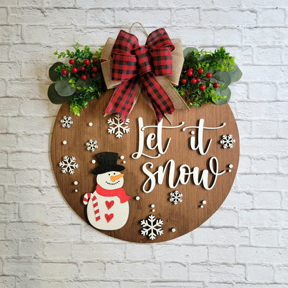 Let it Snow Door Hanger