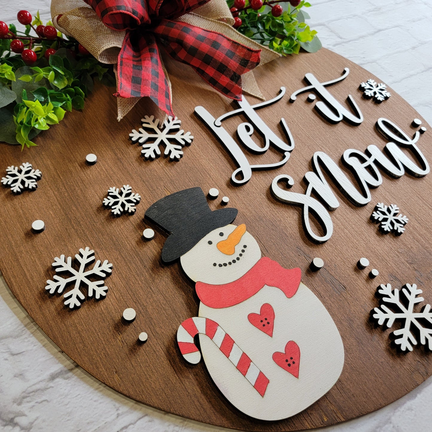 Let it Snow Door Hanger