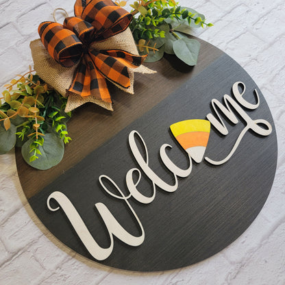 Halloween Welcome Door Hanger