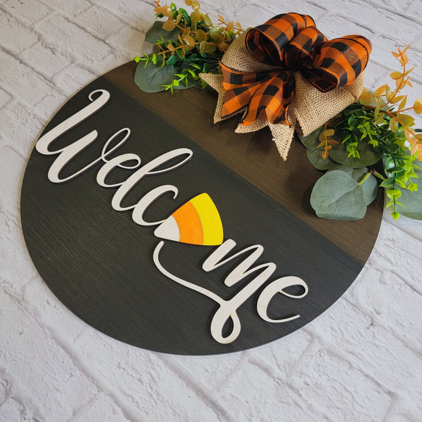 Halloween Welcome Door Hanger