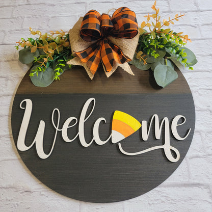 Halloween Welcome Door Hanger