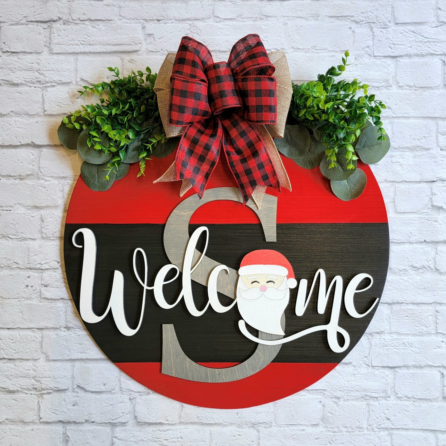 Welcome Santa Door Hanger