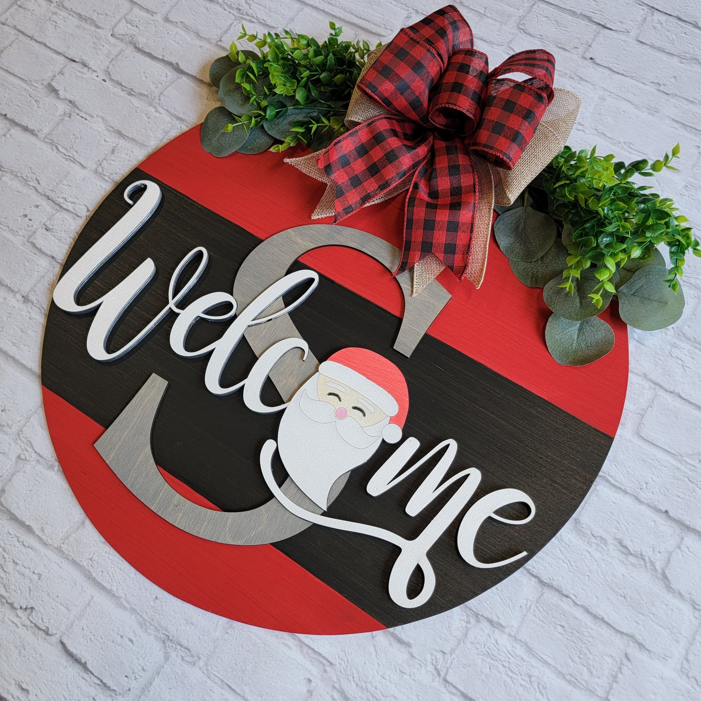 Welcome Santa Door Hanger