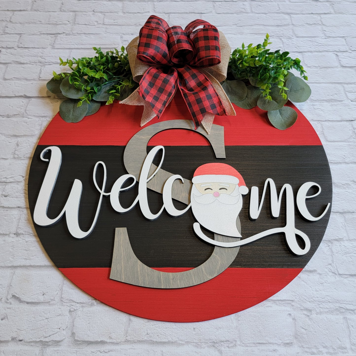 Welcome Santa Door Hanger