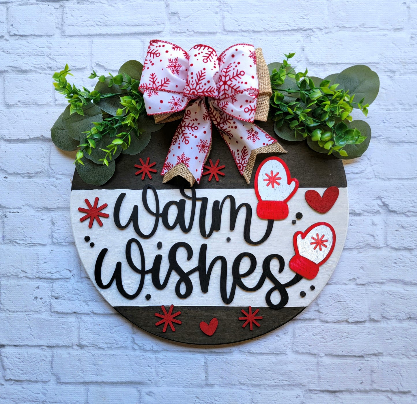 Warm Wishes Door Hanger