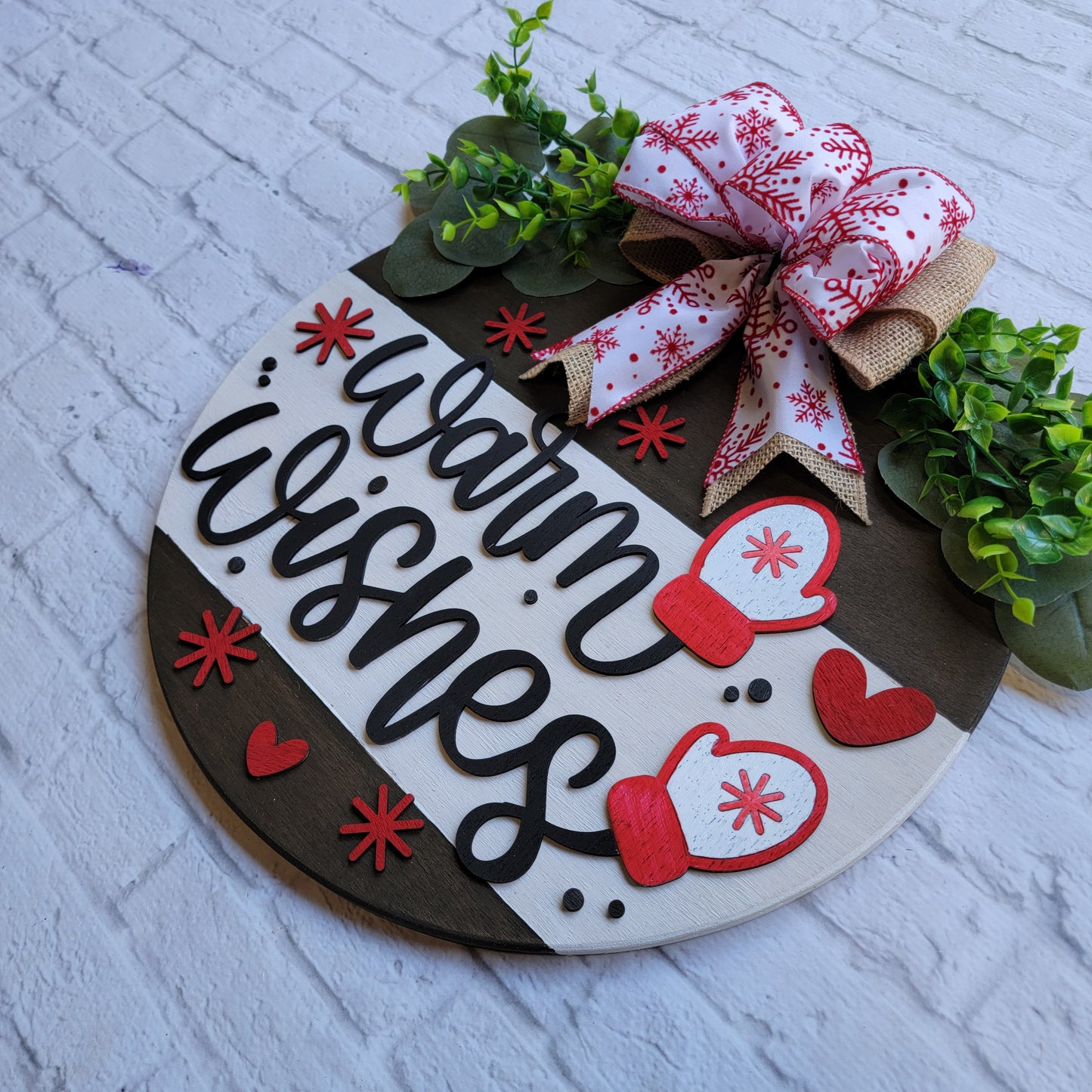 Warm Wishes Door Hanger