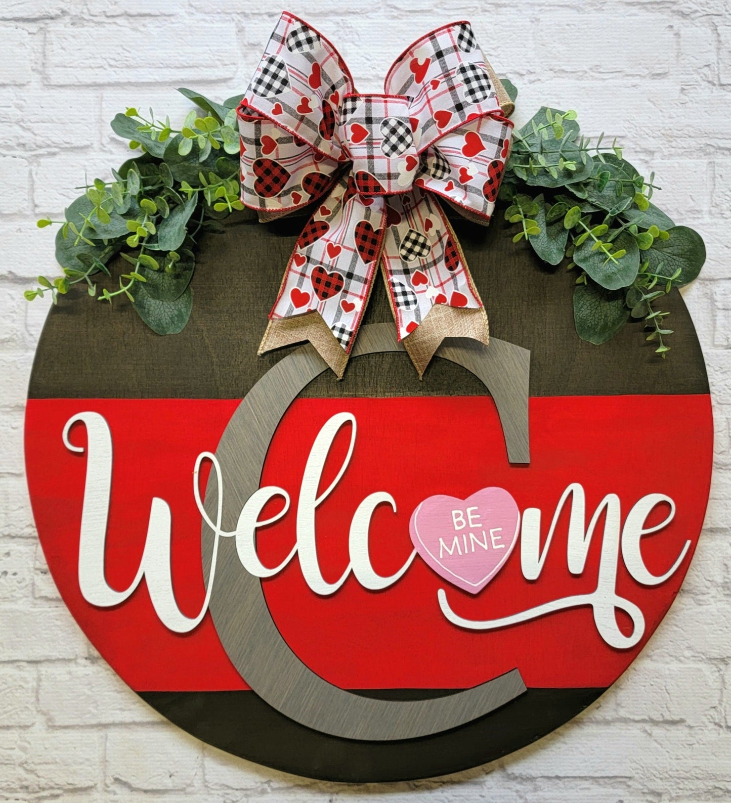 Welcome Valentine Door Hanger