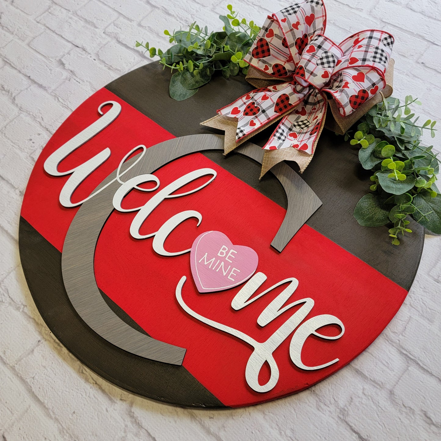 Welcome Valentine Door Hanger