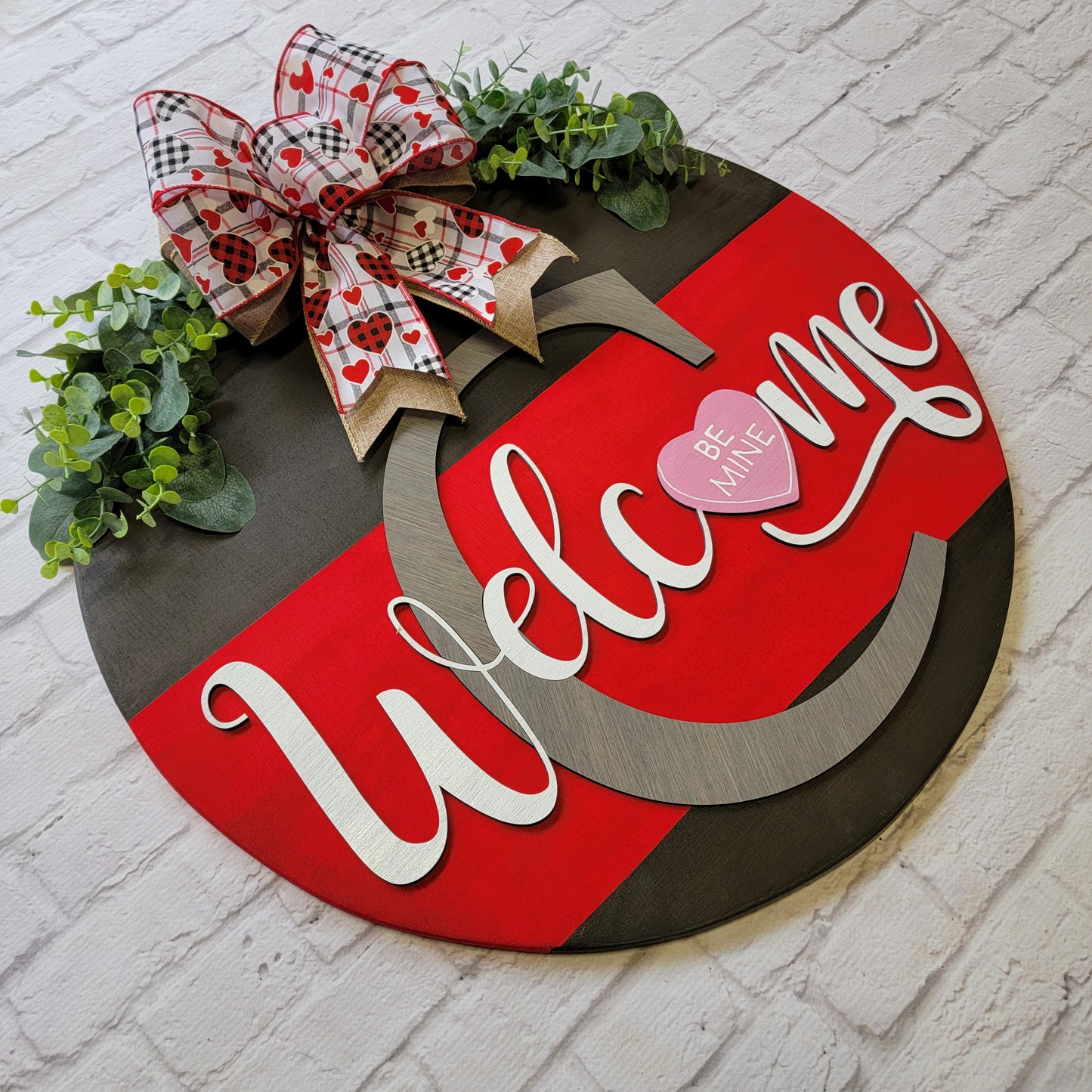 Welcome Valentine Door Hanger