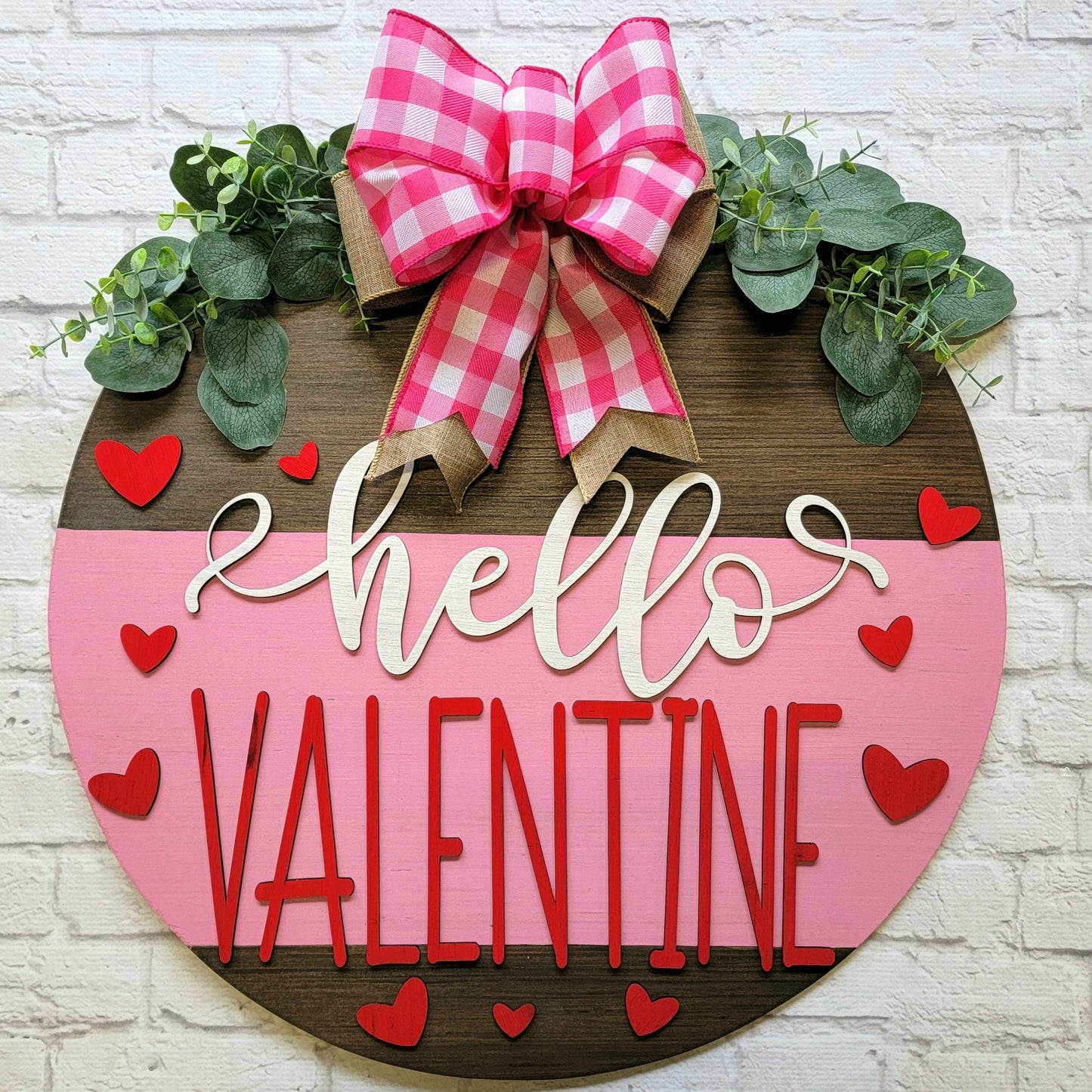 Hello Valentine Door Hanger