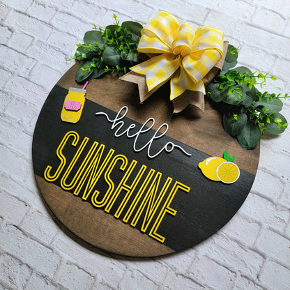 Hello Sunshine Door Hanger