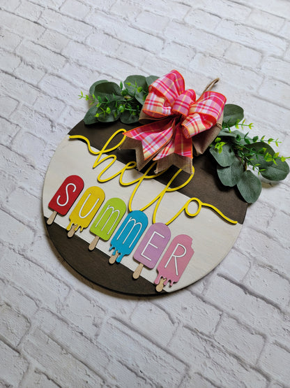 Hello Summer Door Hanger