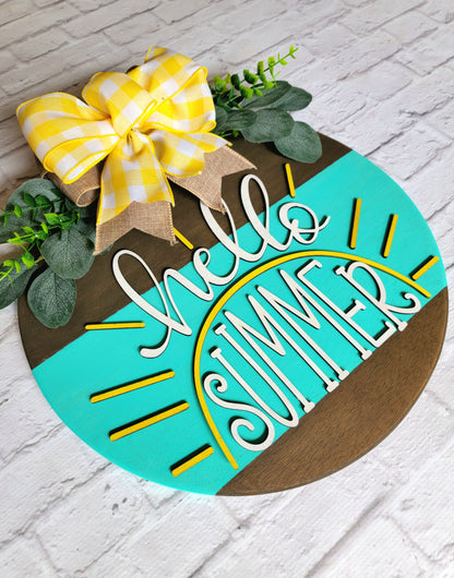 Hello Summer Door Hanger