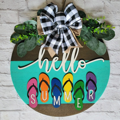 Hello Summer Door Hanger