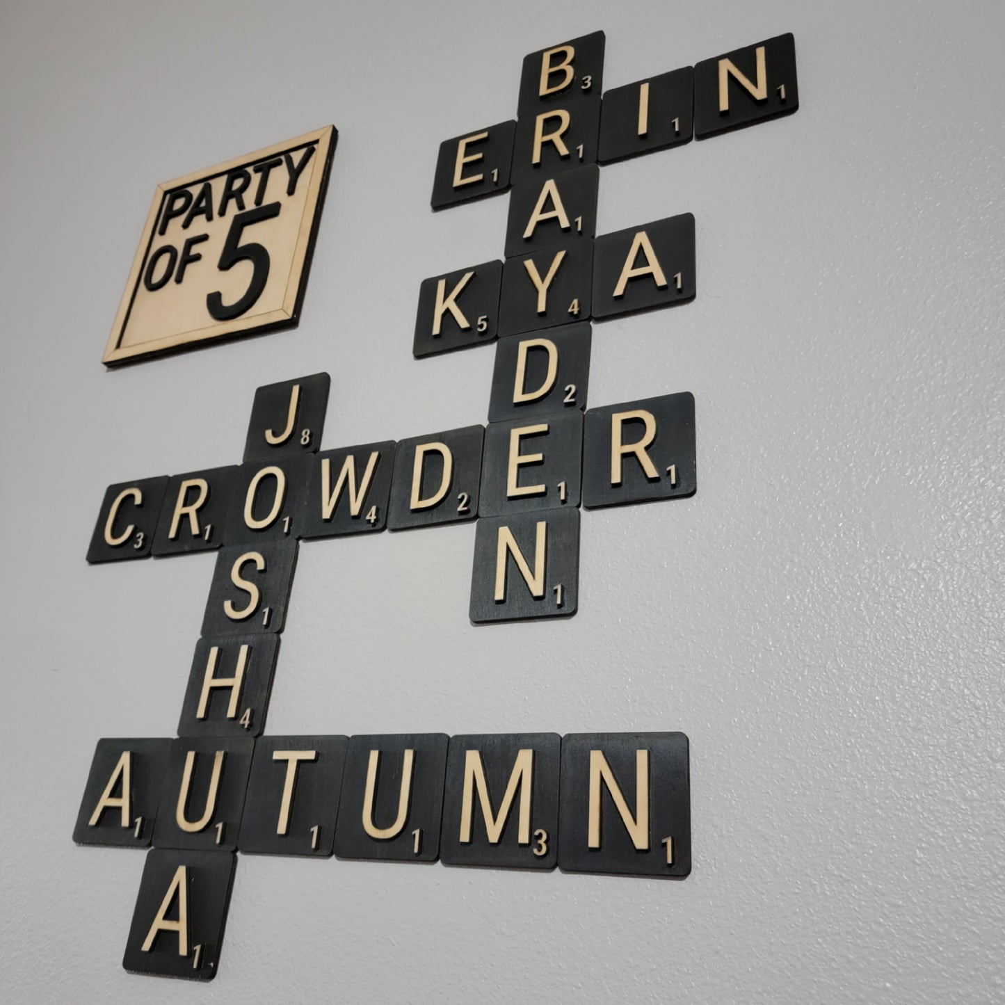 Scrabble Tiles Wall Art