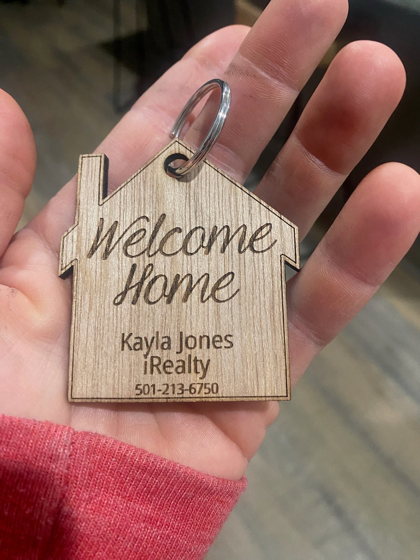 Welcome Home Real Estate Keychains