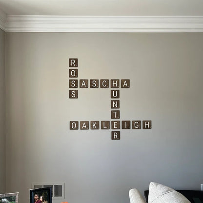 Scrabble Tiles Wall Art