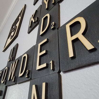 Scrabble Tiles Wall Art