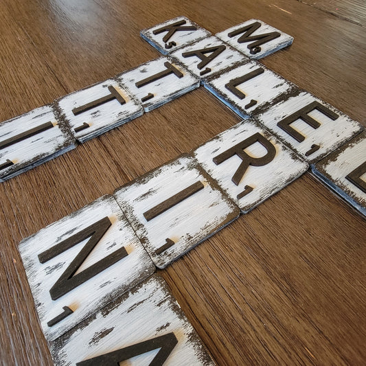 Scrabble Tiles Wall Art